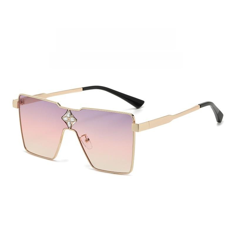 Millionaire Oversized Square Sunglasses For Women With Uv400 Protection Spring