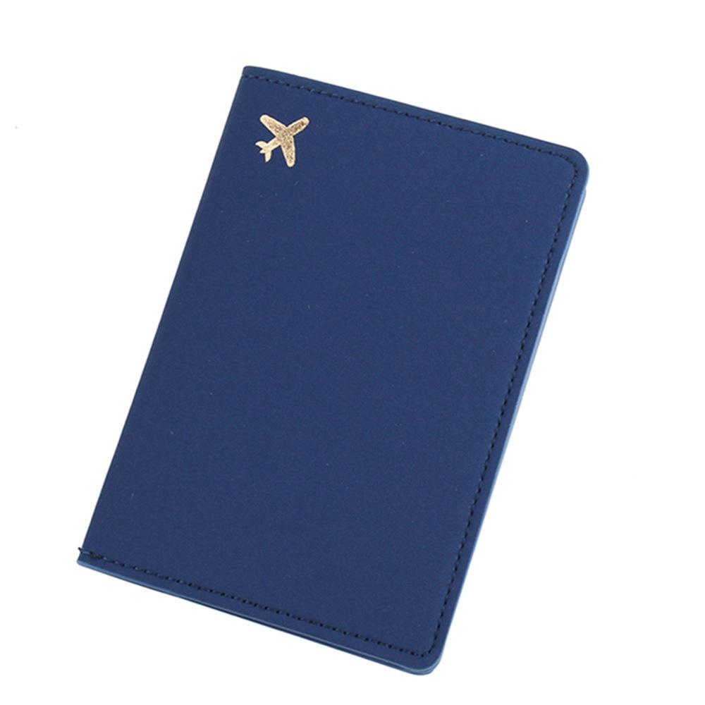 PU Leather Passport Cover Case Holder with ID Credit Card Slot Card Document Pocket Wallet for Travel Passport Sleeve