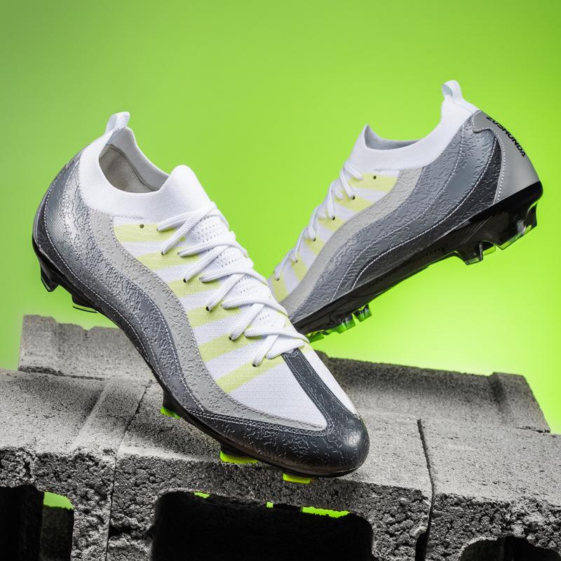 New Assassin High-End Electroplated Sole Football Shoes, Youth Adult Outdoor Sports Competition Training Football Shoes