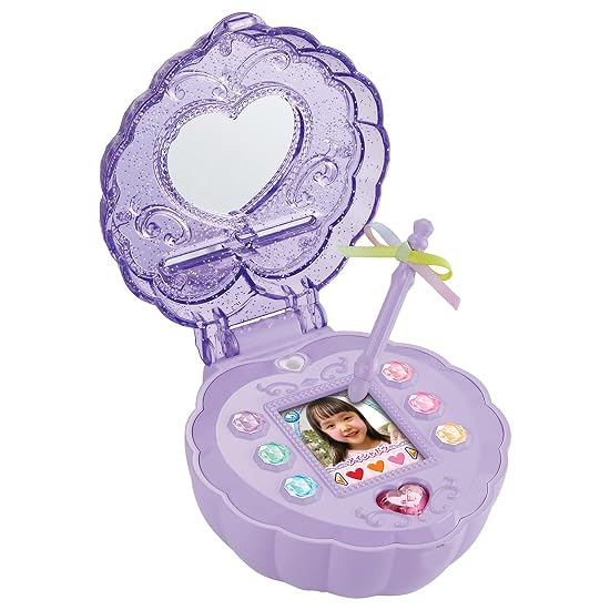 TAKARA TOMY "Licca-chan Pashatto Mechabae Make Compact" Dress-up Doll Pretend Play Toy, Ages 3 and u