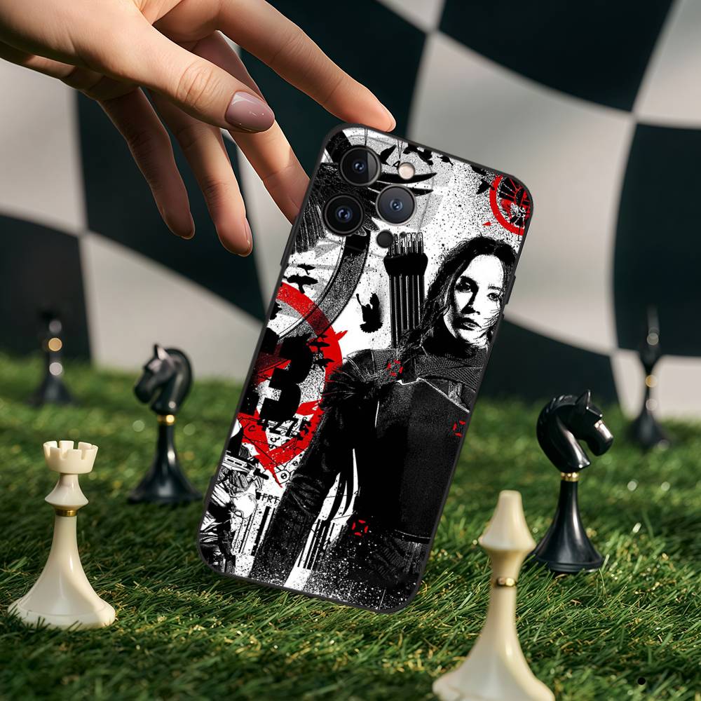 T-The H-Hunger Games Pattern Phone Case TPU Phone Case For Iphone17 Air 16 15 14 13 12 11 Pro Max Plus