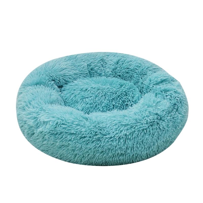Cat Bed for Indoor Cat Winter Soft Round Sofa Bed Handmade for Small Kitten