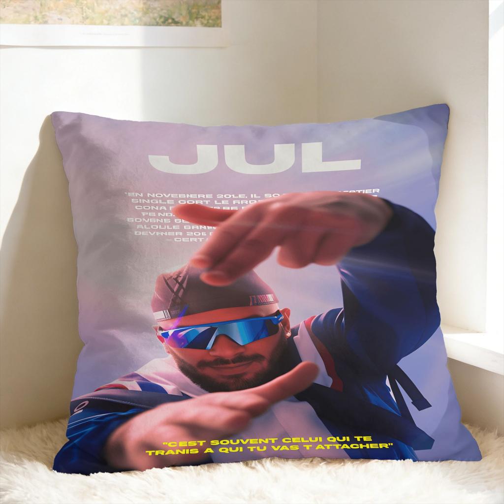 Pillow Cover Rapper Jul Retro Trendy Pillow Case For Couch Sofa Bedroom Pillowcases
