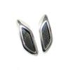 Carbon Fiber Car Fender & Hood Vent Decals - Set of 6