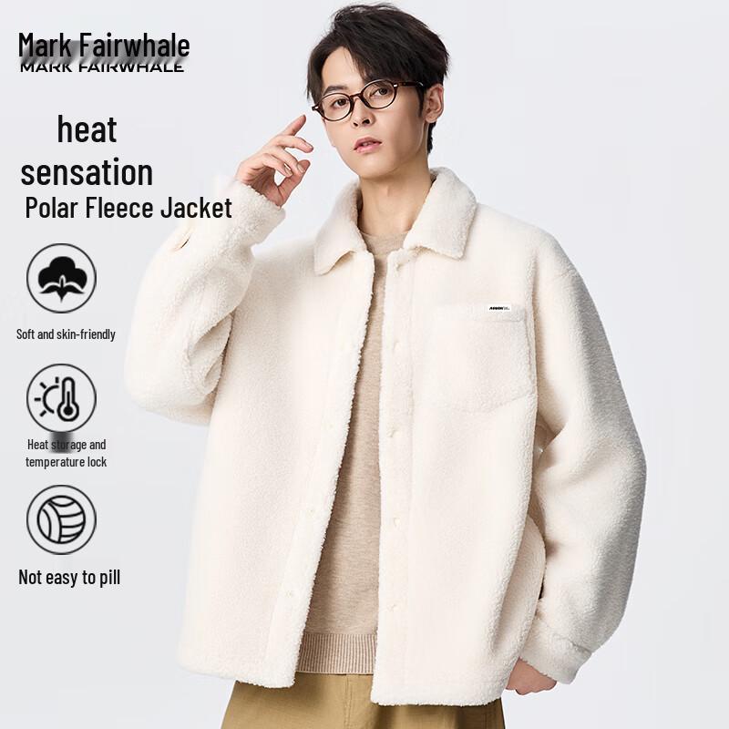 

Mark Fairwhale Men s Fleece Collared Jacket 3XL