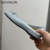 Fashion SUOJIALUN 2025 Spring New Brand Women Flat Shoes Fashion Candy Color Ladies Elegant Boat Shoes Soft Flat Heel Slip On Ballerinas