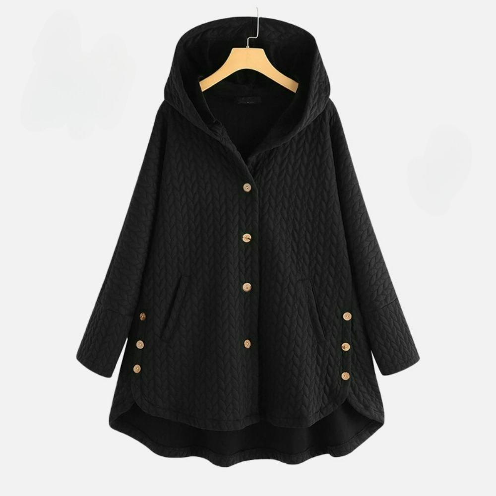 Fashion Women's Padded Jacket Hooded Mid-length Jacket Women's Autumn and Winter Casual Warm Padded Jacket