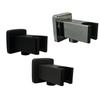 Bourdillat Wall Supply Elbow with Hand Shower Holder  Square 1/2″Shower Hose Connector, Wall Mount Drop Ell Union Water Outlet