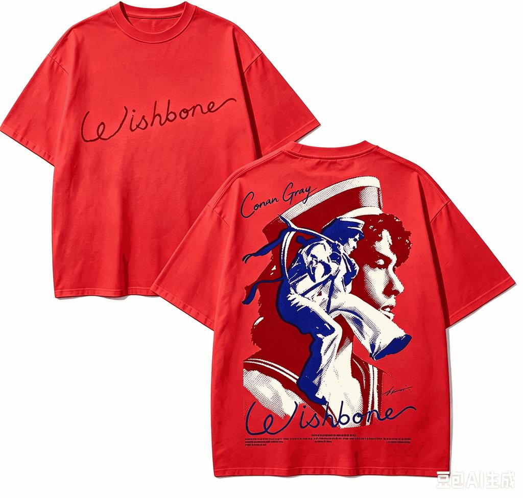 Conan Gray För Fan Present T-shirt Unisex Unisex Harajuku Översizedunisex Kortärmad Streetwear Hög Kvalitet Par Bekväm Mjuk