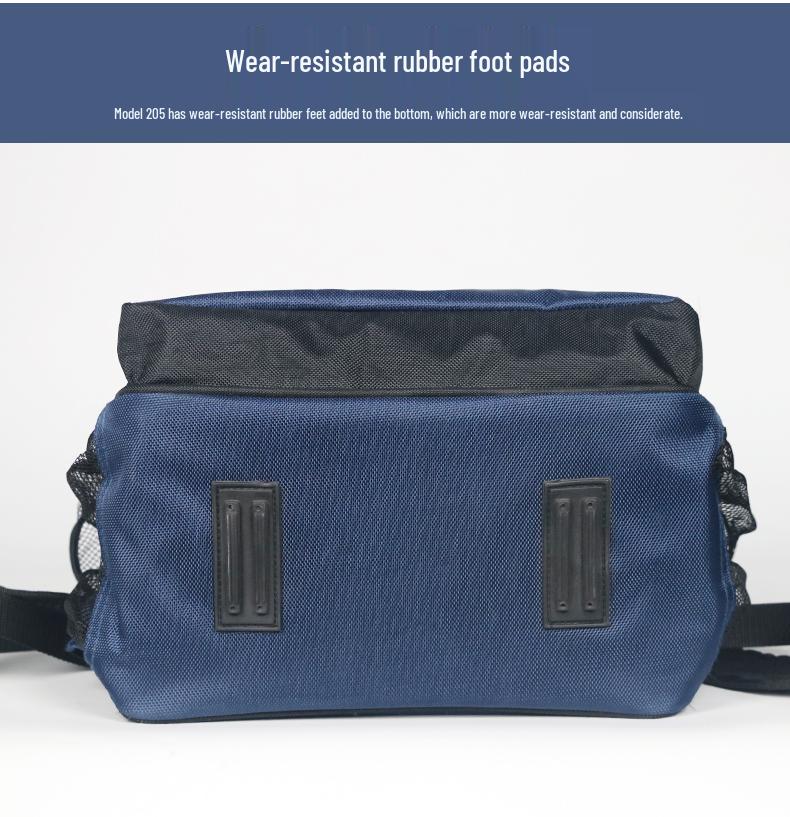 Multifunctional Double Shoulder Tool Backpack, Wear-Resistant Canvas, Large Capacity, Portable Electrician's Repair Bag