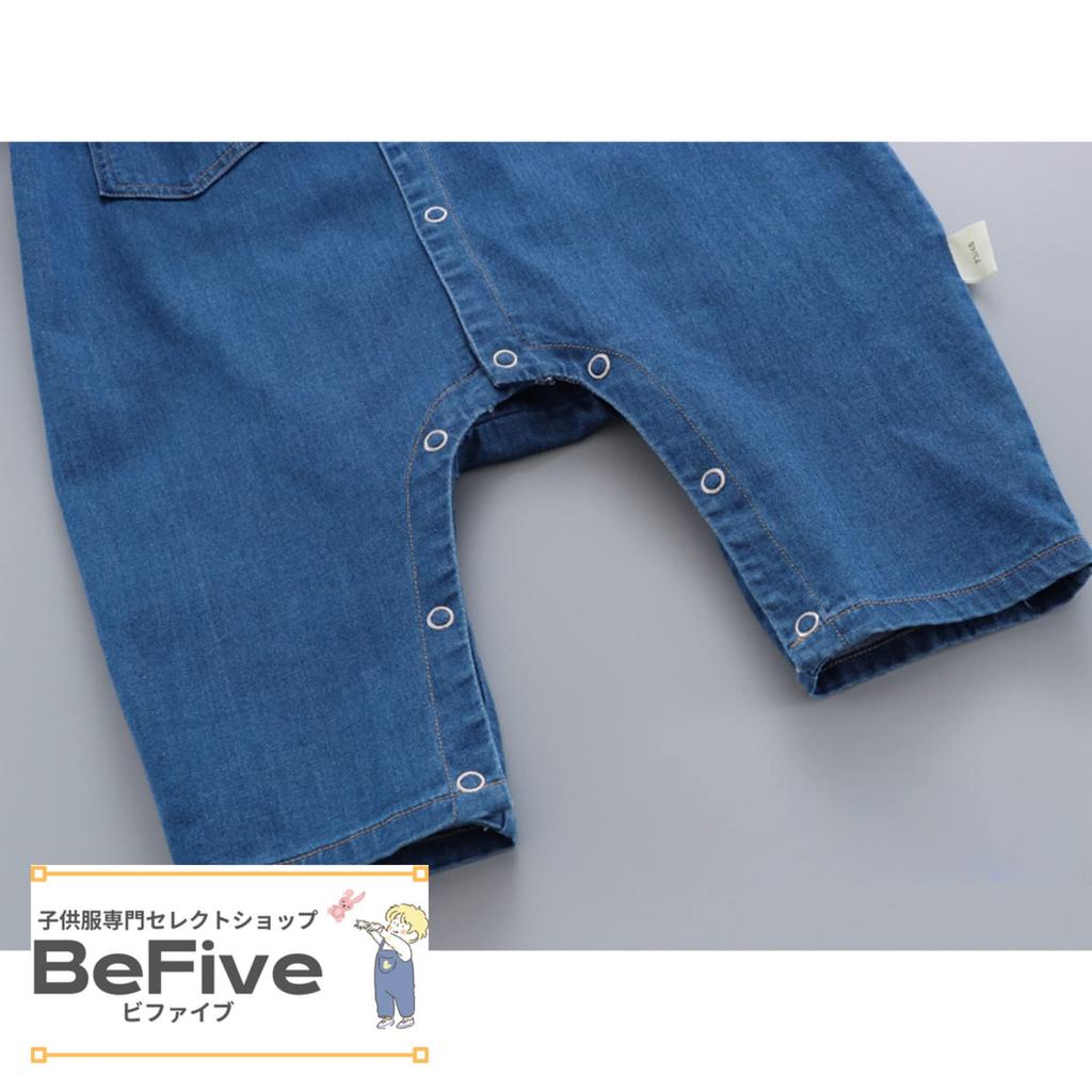 Bow Beard Korean Baby 100cm [EnDast] Rompers, Denim, Overalls, Tie, Illustration, Children's Clothing, Fashionable, Infant, Kids, Clothes, 70cm, 80cm,
