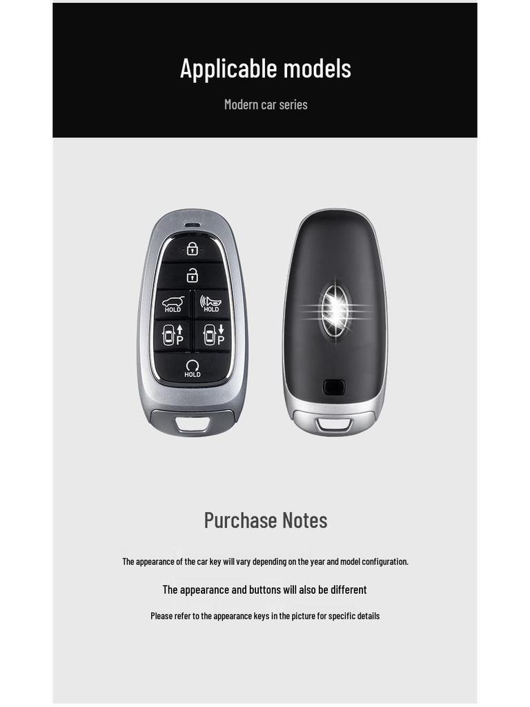 T-carbon True Carbon Fiber Key Shell for 2021 Hyundai Tucson & 2023 Palisade