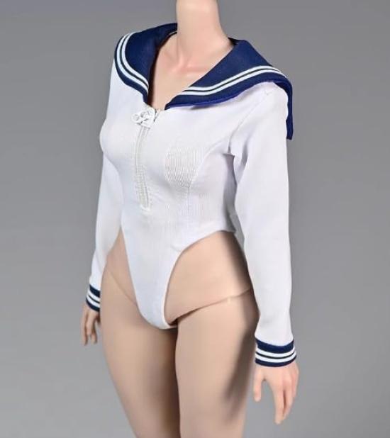 

[TOYBARJAPAN] Фигурка-тело 1/6 для экшн-фигурок, совместимое с TBLeague, Специальное предложение: Сексуальная Школьница в Матросской Форме и Спортивном Купальнике (Тело и