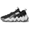 Exhibit B Round Toe Comfortable Shock Absorption Non-Slip Wear-Resistant Support Low-Top Basketball Shoes Unisex Sneaker Black Gray GZ9551