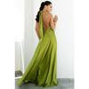 Women's Summer Long Dress Sexy Temperament Sleeveless Loose Satin Women's Halter Dress Fashion Elegant Solid Color A Line Casual Party Dresses