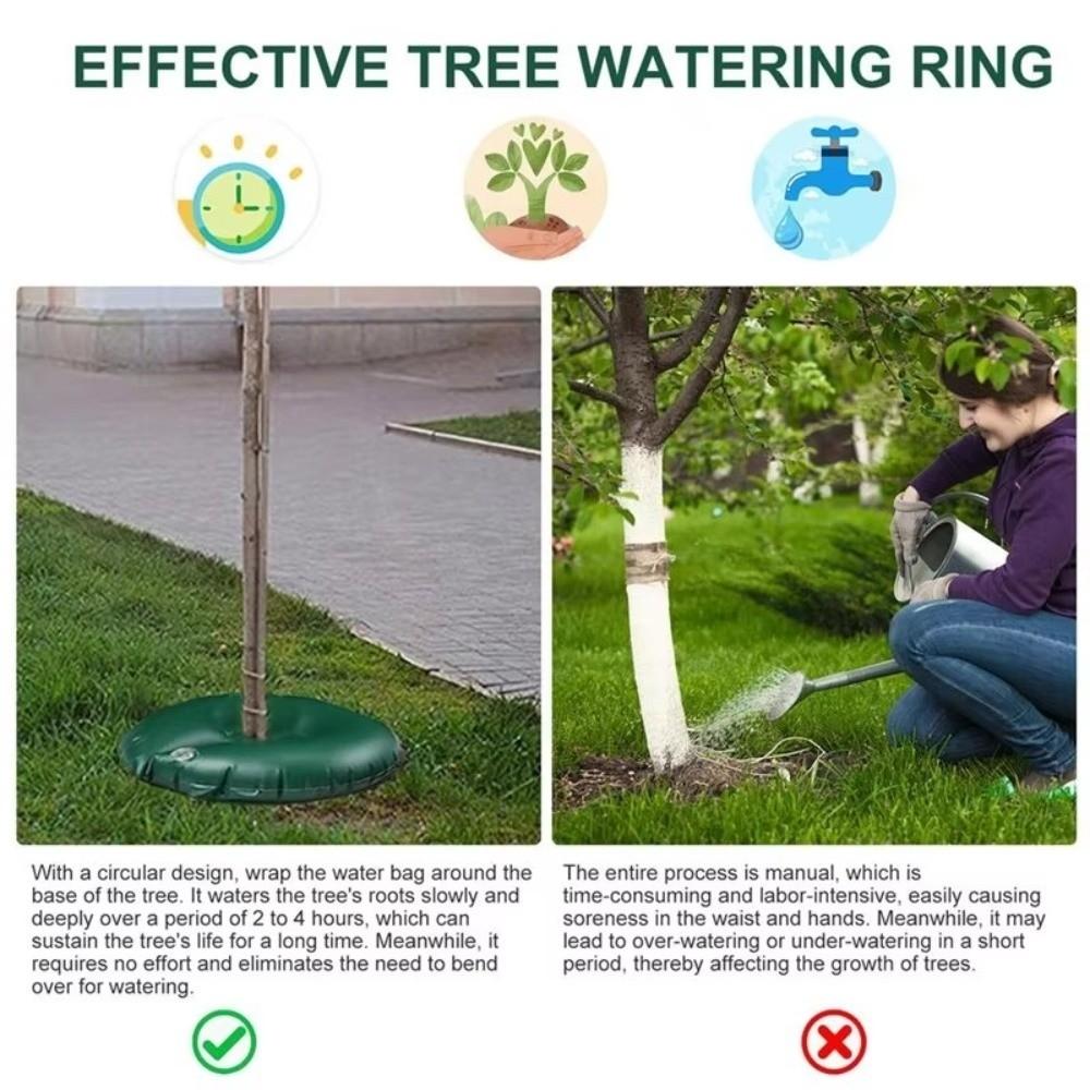 10/15 Gallon Tree Watering Bag Adjustable Water Flow Automatic Watering Bag Planting Trees