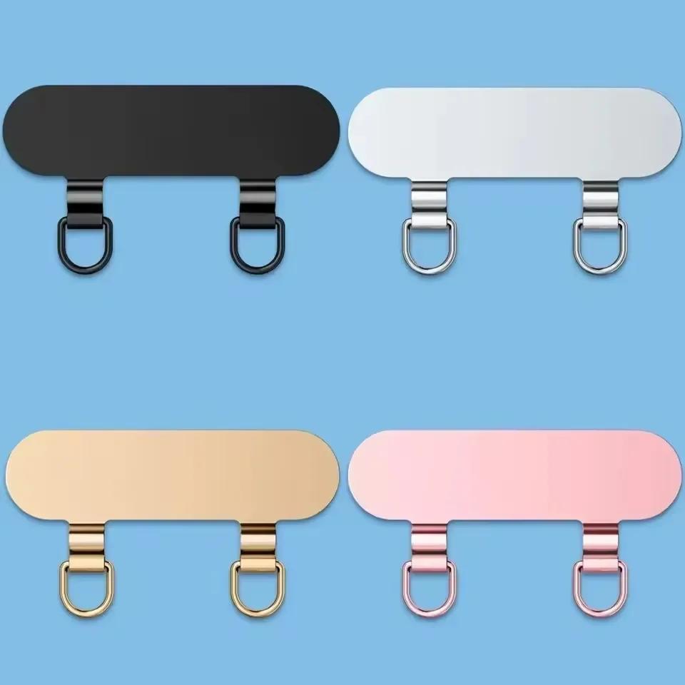 Xiaomi Cordón para Teléfono Móvil de Acero Inoxidable Junta Clips para Colgar Cordón de Metal Ultra Fino Parche de Correa para Teléfono Móvil Clip de Tarjeta de Reemplazo