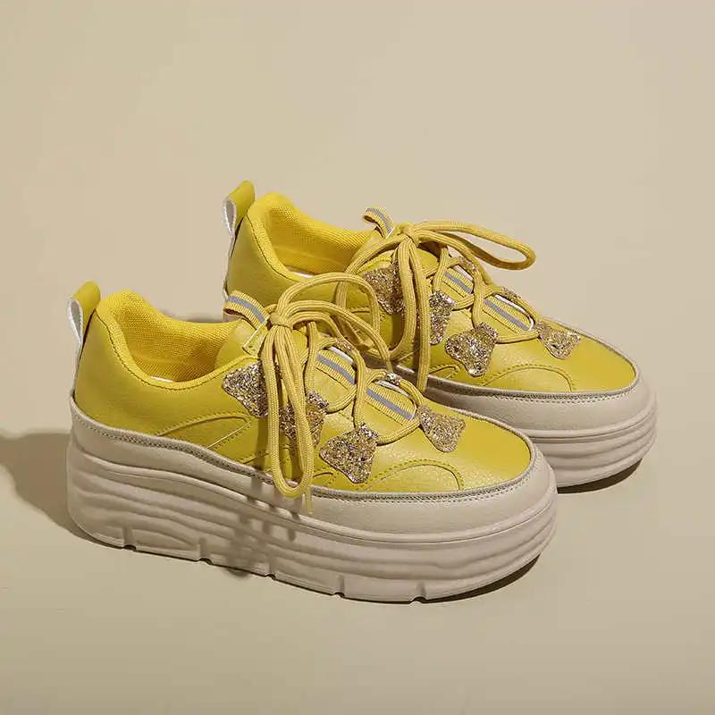 Fashion Thick Bottom Desert Color Large Size Loafers Casual Hawaiian Shoes Sneakers For Woman Sport Temis Luxus Everything Funky