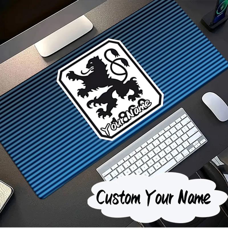 Custom Name Mouse Pad Club Crest Munchen Design Mouse Pad, Gaming Mouse Pad, Keyboard Pad, Desk Decor for Computer Notebook Fan Birthday Gift
