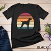 Retro Sonnenuntergang Hund Haustierliebhaber Deutsch Kurzhaar Unisex T-Shirt