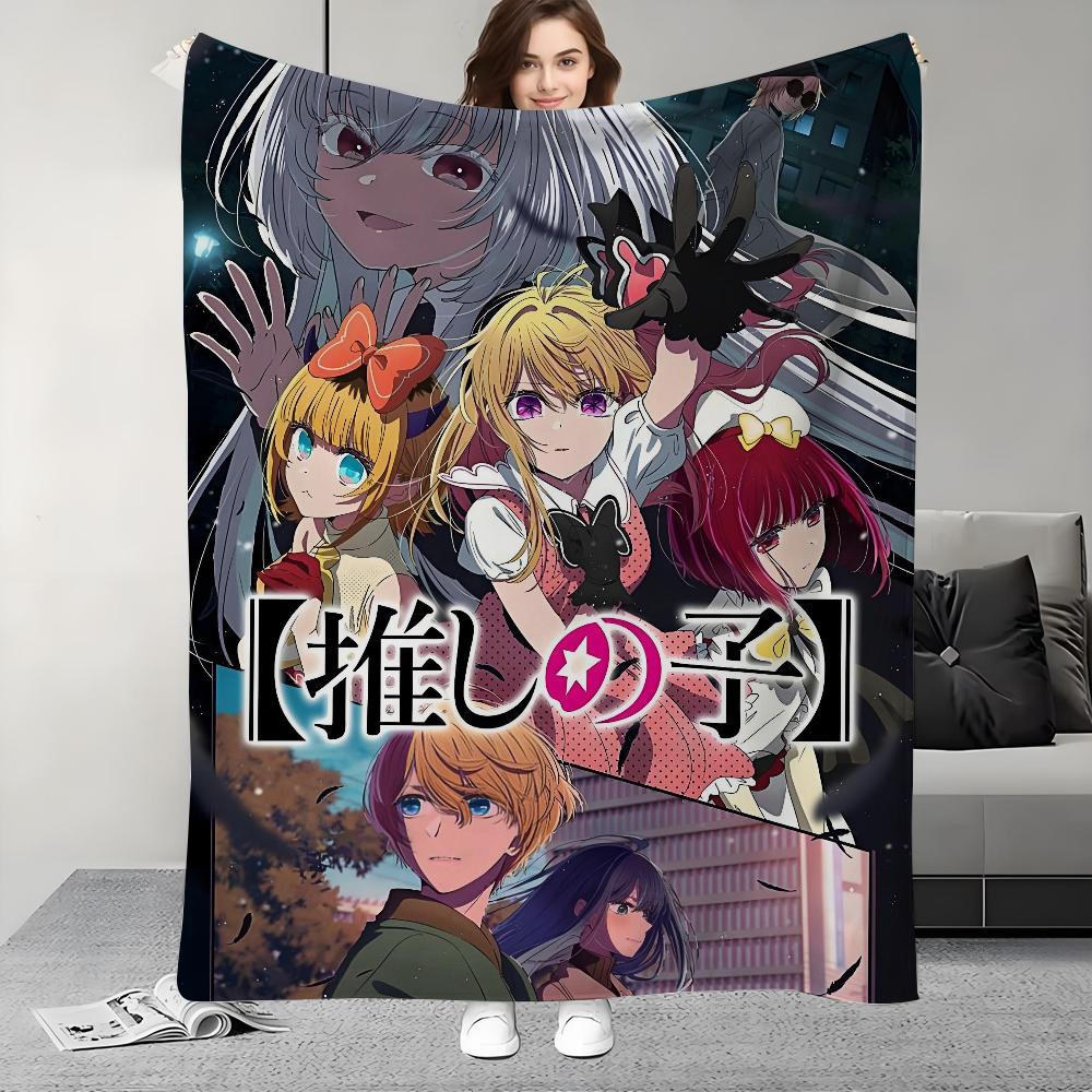 

ANIME O-Oshi CUTE N-No k-Ko 3 Blanket Design Lightweight For Dorms, Naps, Living Room, Office,Sofa,All-Season 30x40in