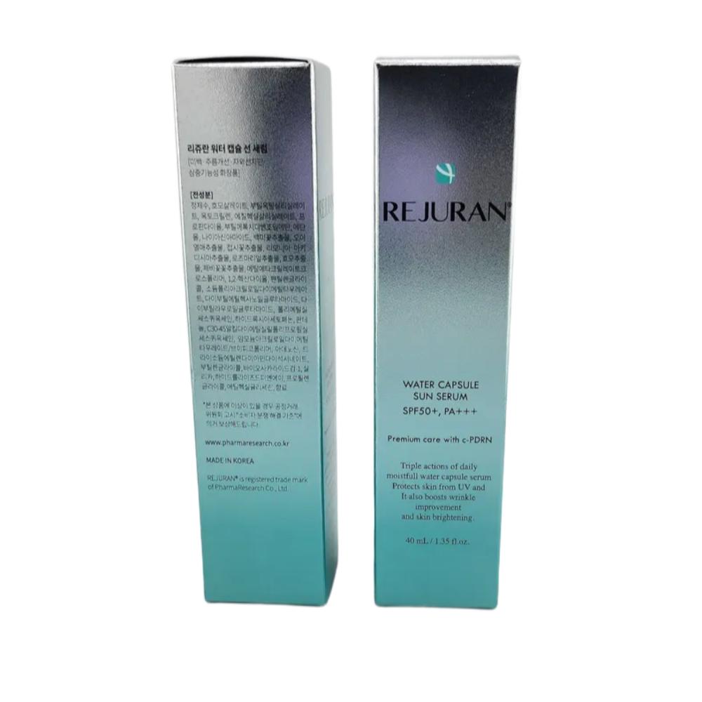 Rejuran Water Capsule Sun Serum SPF50+ 40ml X2 | Moisturizing Sunscreen