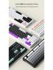 Xinmeng M87 Wireless RGB Mechanical Gaming Keyboard with Bluetooth, Customizable Hot-Swappable Gasket, Wired/Wireless Modes