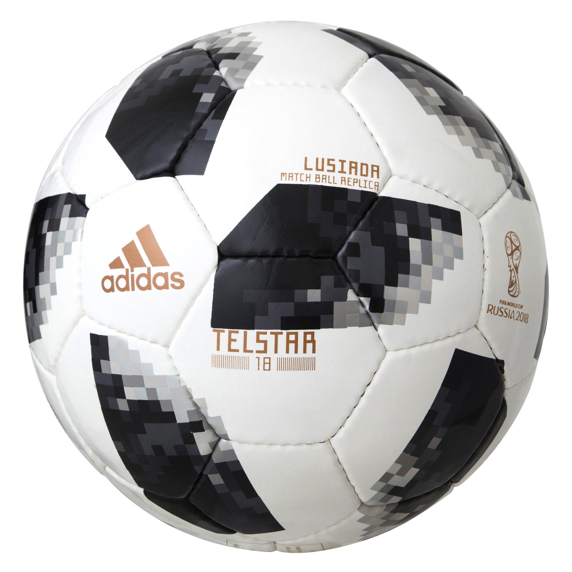

Adidas Telstar 18 Luciada AF5302LU Soccer Size 2018 FIFA World Cup Match Ball Ball, 5,