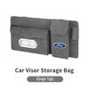 Car Accessories Sunvisor Tissue Box Paper Towel Storage Holder For Ford Fiesta Ranger Mondeo Escape Ecosport Fusion Explorer