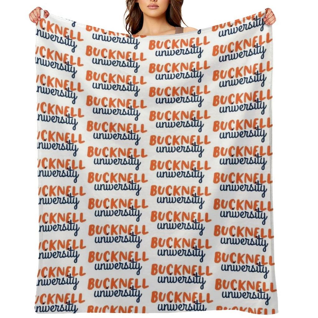 Bucknell University Throw Blanket Baby Softest For Decorative Sofa Luxury Thicken Blankets