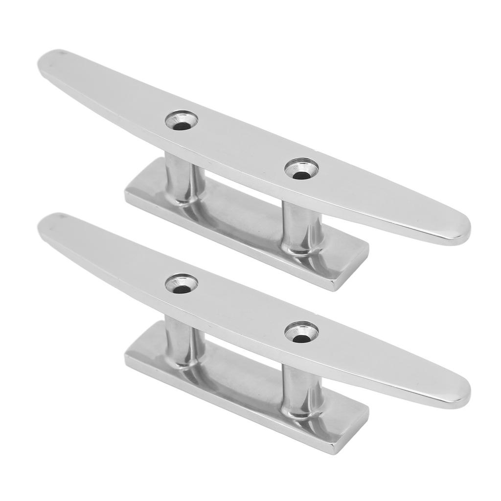 2 Stück Bootsklampe offene Basis 5 Zoll Universelle Passform für Wasserfahrzeug Boot Yacht Kajak Jet Ski Docks Decks