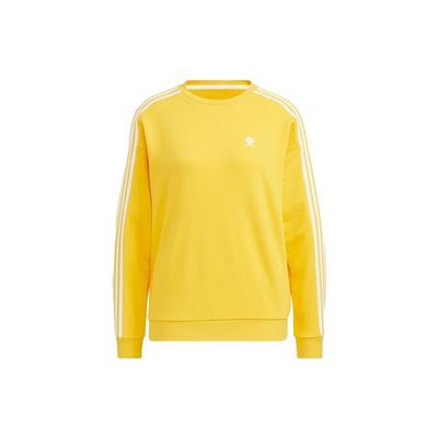 Neo Three-Stripe Relaxed Fit Hoodie Damen Hoodie Sonnenuntergang-Gelb HM7417