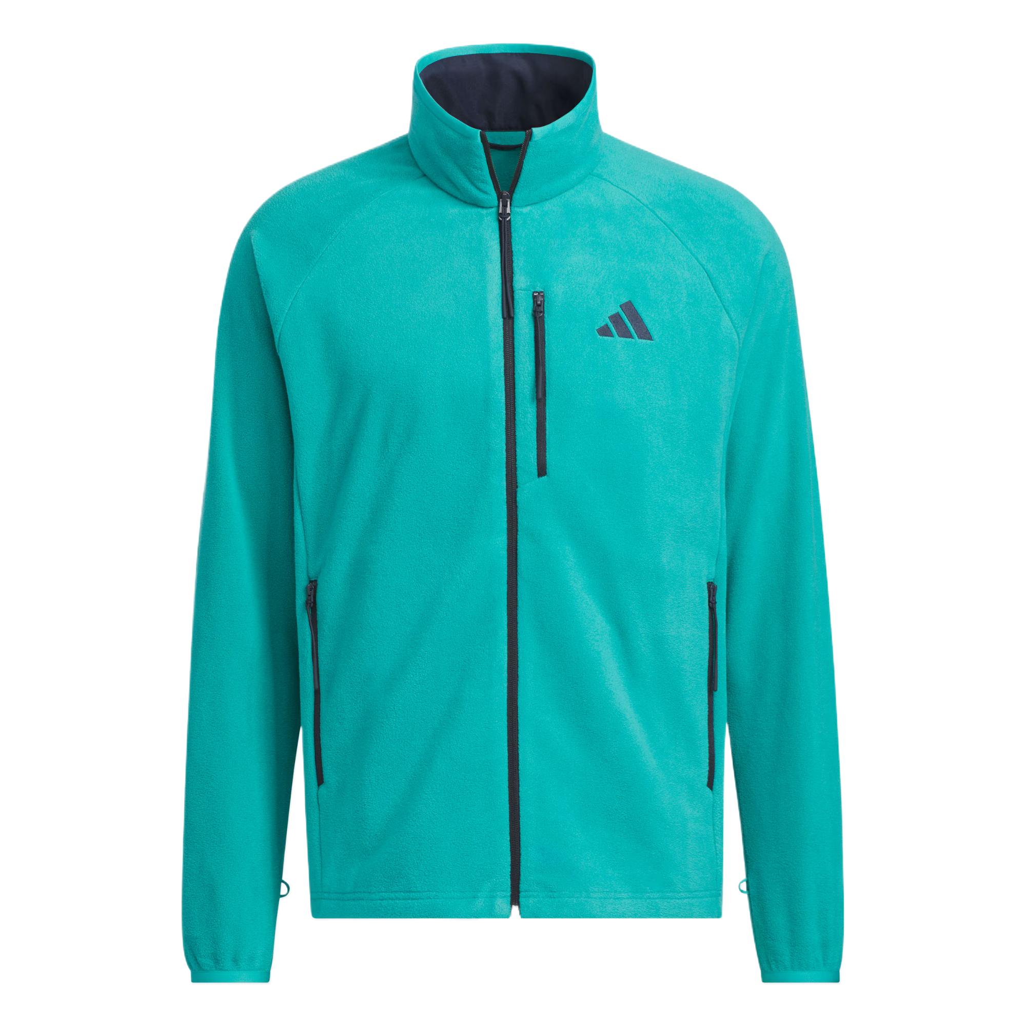 adidas Men s Teal Full-Zip Fleece Jacket KF5237 L