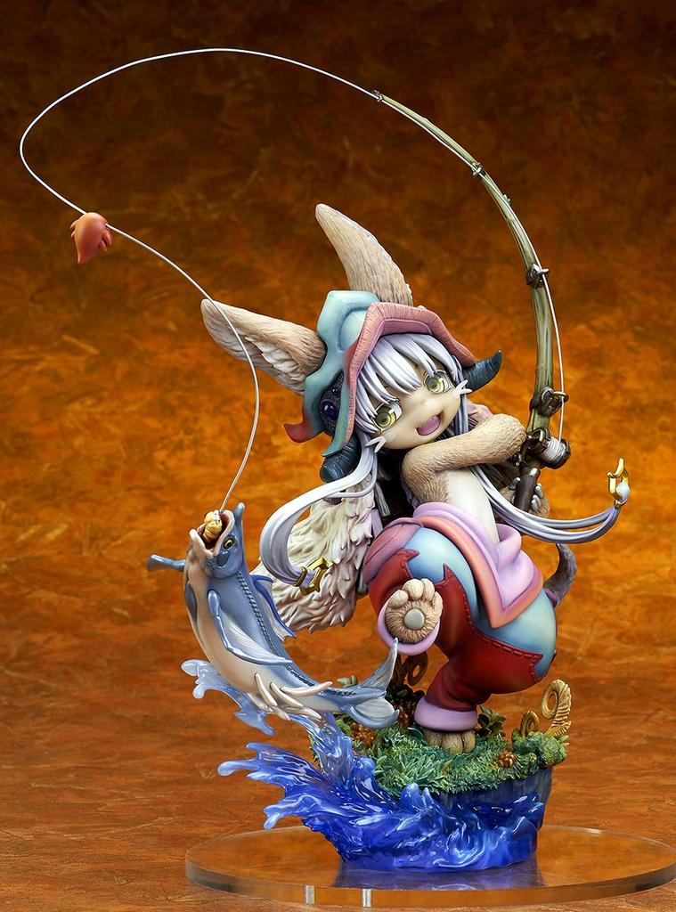 Q Made in Abyss Nanachi Ganki Trout Fishing Height 230mm PVC Painted Completed Figure Resale Q's ~ ~ approx. Non-scale