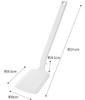 Yamazaki Silicone W9 X X Tower Flexible Spatula for Easy Heat Resistant Item Spatula, White, Approx. D4.5 H31cm, Series. Scooping. Silicone. No. 5191.