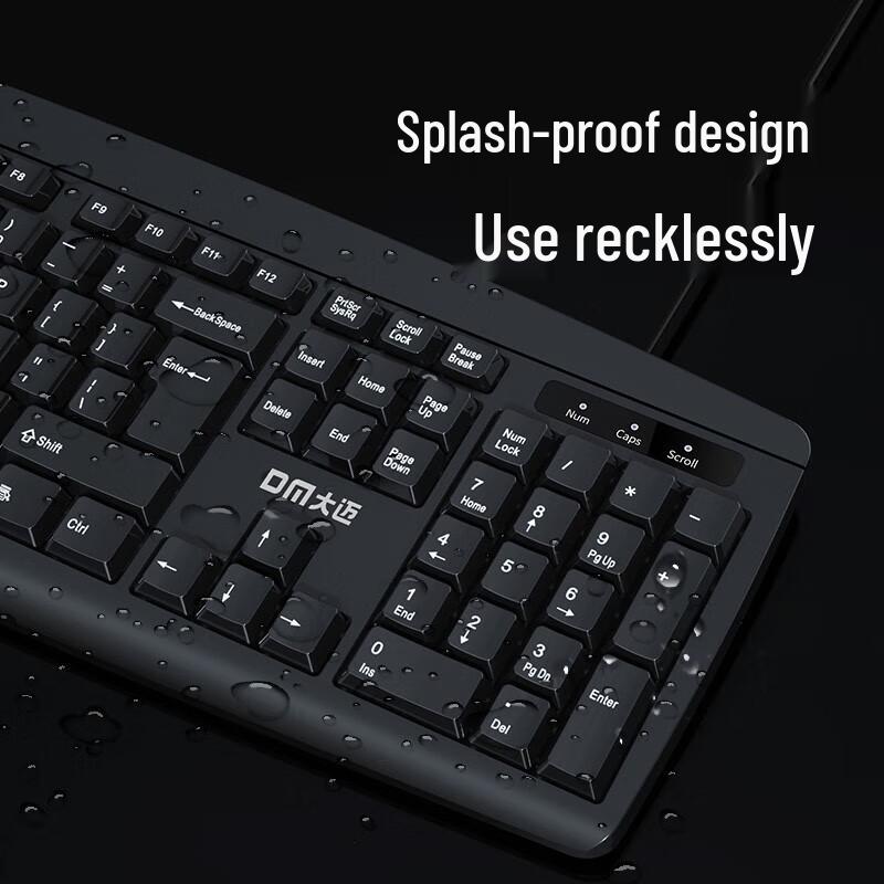 DMDM K10 Wired Office Keyboard (2-Pack)