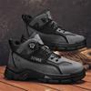Shoes winter outdoor mountaineering thick-soled Martin boots rotating buckle retro casual non-slip wear-resistant shoes