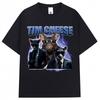 Tim Cheese Funny Rat Meme Graphic T Shirts Fashion Vintage Men Women Tshirt Casual Cotton Oversized Tshirts Male Streetwear