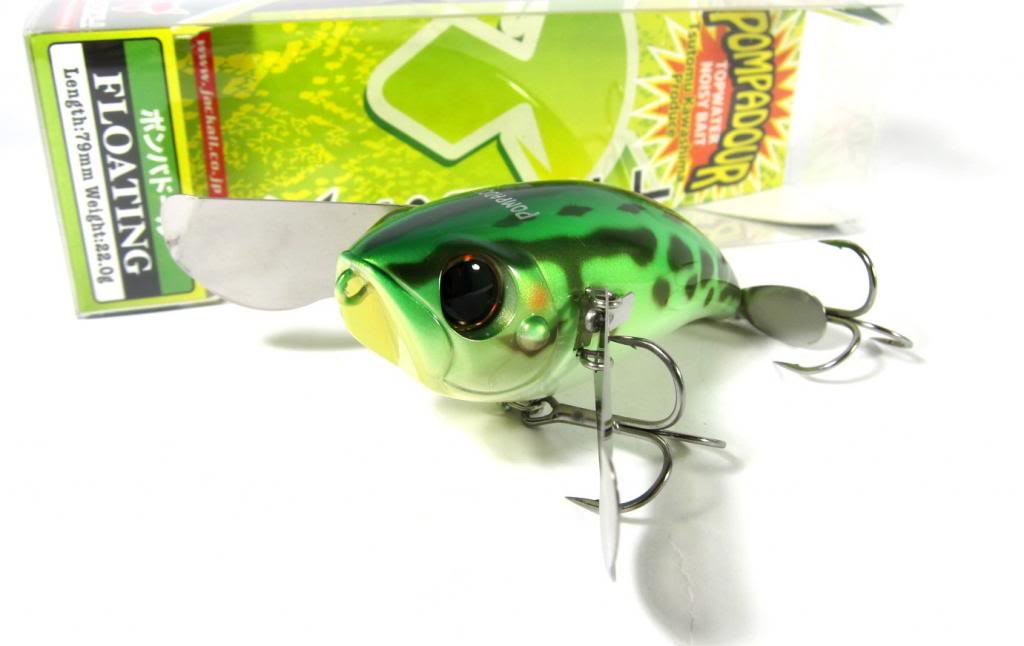 

Jackall Pompadour Floating Topwater Lure Tonosamagaeru (3896)
