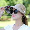 Golf-Sonnenkappe, Sommerhut für draußen, Freizeithut für Damen, LSF 50+, UV-Schutz, breite Krempe, Strand-Sonnenblende, verstellbarer Hut, lässige Baseballkappe