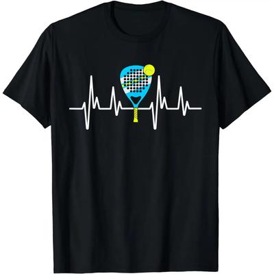 Padel Tennis Trainer Coach Padel Racket Padel Player T-Shirt Streetwear Vintage T Shirt Men Clothing Ropa Hombre