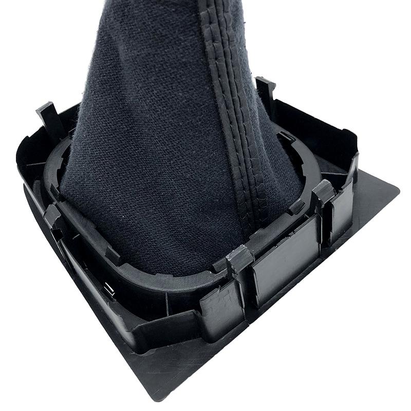 Pommeau de levier de vitesse 5/6 vitesses Soufflet Collier de soufflet Pour VW Golf 6 MK6 R20 Golf 5 A5 MK5 GTI GTD Jetta R32 A6 2004 2005 2007 2008-2014