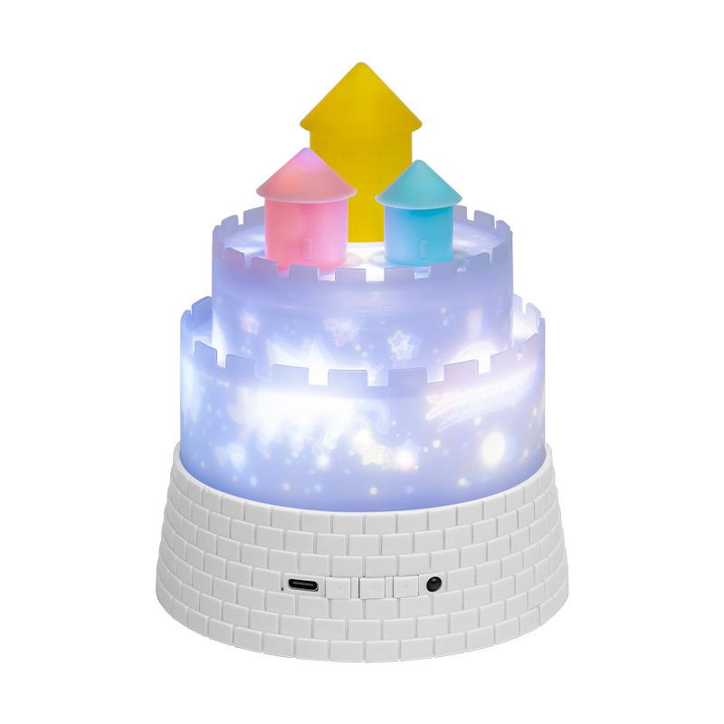 Castle Starry Sky Light Projector Light Rotating Star Bedroom Ceiling Atmosphere Night Lamp Birthday Gift