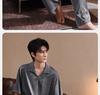 Xuan Liang Men's Sleepwear Summer Thin Ice Silk Short-sleeved Pants High-end Light Luxury Imitation Silk Home Furnishing Set