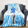 Willkommen Manchester City Decken Flanell Bedruckt Atmungsaktiv Warm Überwurfdecke für Zuhause Büro Tagesdecken 0708a74