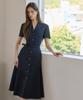 Julie And Kara 26Hs Love By You Jo Summer Tweed Dress Navy Wedding Guest Look Ceremony Look
