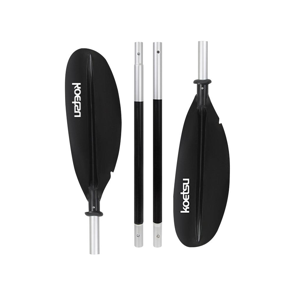 4-Piece Two Way Paddle Adjustable Double-Head Surfpaddle Aluminium Alloy Stand Up Paddleboard Paddles for Canoe Kayaking