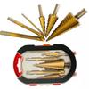 Serrated Hex Shank Step Drill Bit Set - 368mm for Iron, Stainless Steel, Wood, and Plastic