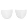 2 Pairs Breathable Shoulder Pads Soft Sponge Shoulder Pads 1cm Thickness Sewing Supplies Set-in Shoulder Pads