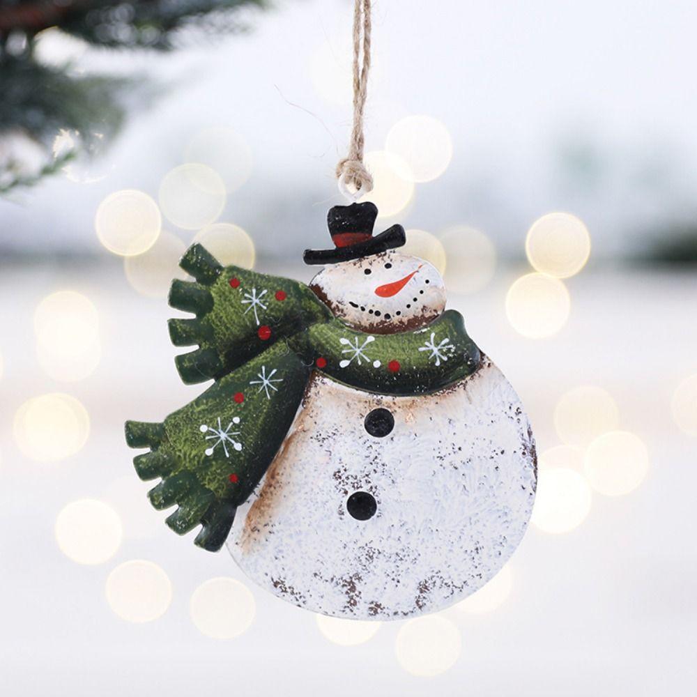 

Santa Claus/Snowman Christmas Snowman Pendant Vintage Snowman Doll Pendant Christmas Tree